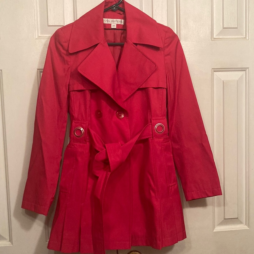 Via Spiga jacket size PP hot pink